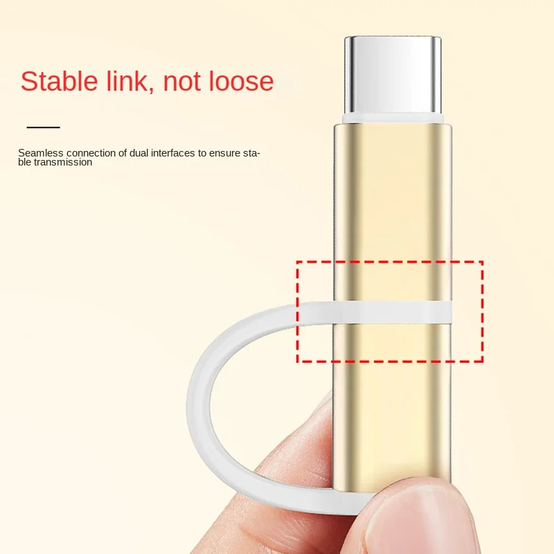 Two in one mobile phone charging cable suitable for Android data cable, one to two woven nylon version