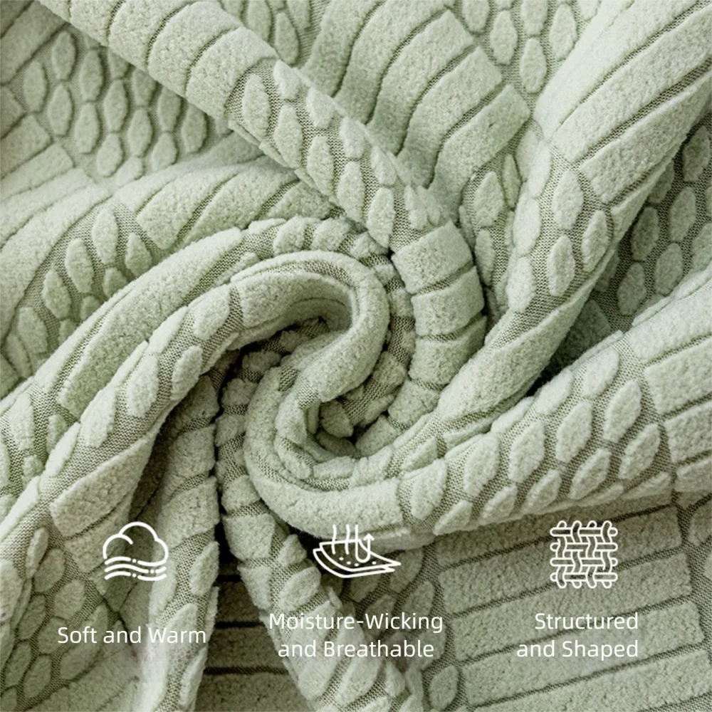 

High Quality Elastic Chair Cover Solid Color Jacquard Dining Chair Protector Cover Arc Dustproof Cover Hotel