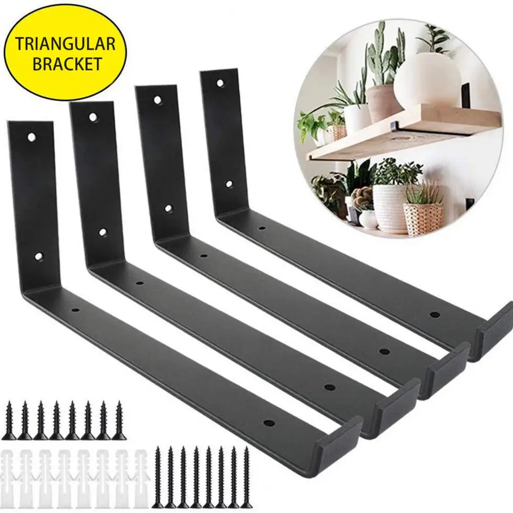 Durable Tripod for Audio Equipment Tripod with Adjustable Height for Standard Studs Heavy Duty Iron Wall Triangle for Shelves
