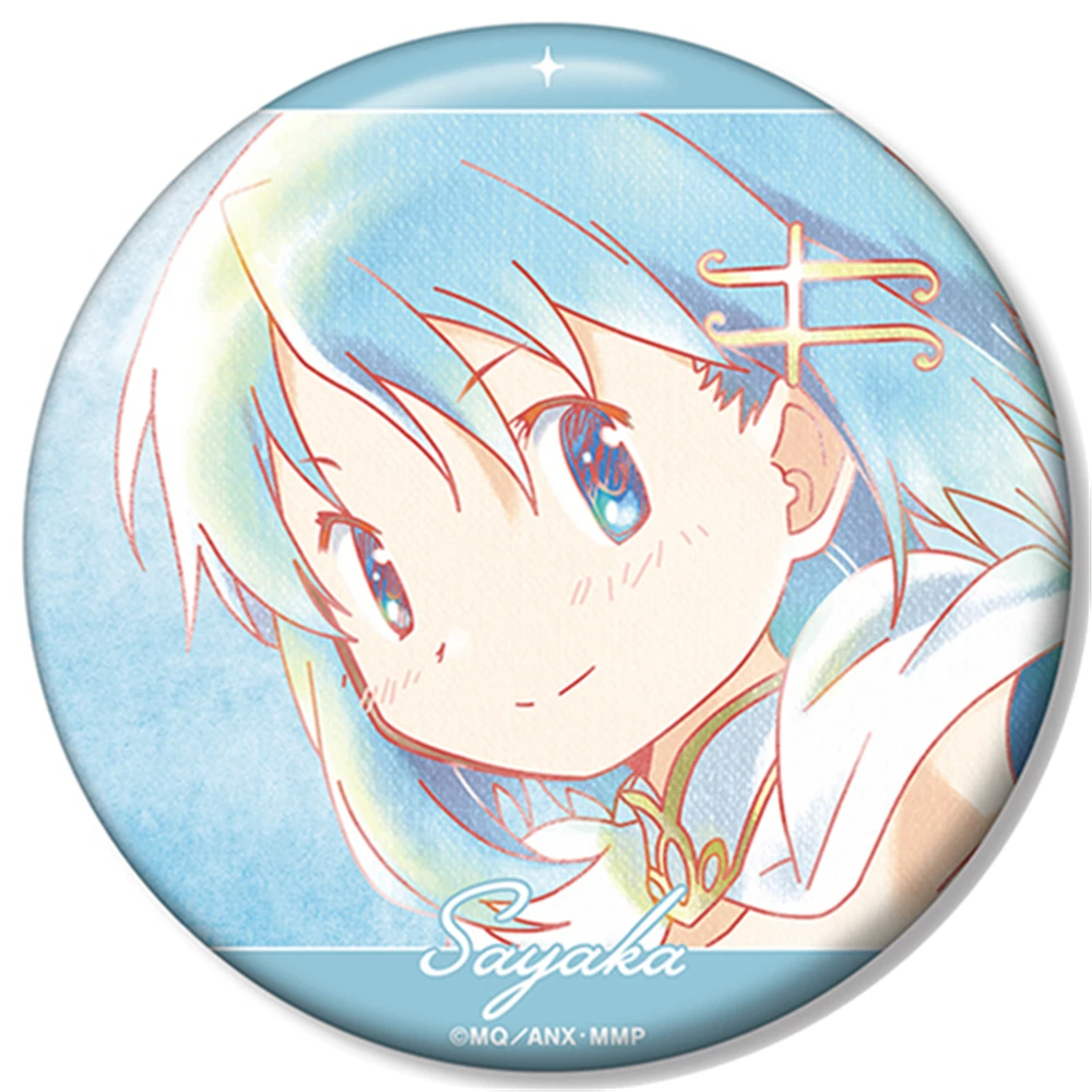 Game Anime Puella Magi Madoka Magica Kaname Madoka Akemi Homura Cosplay Costumes SPTE Tin plate Badge Accessories Pendant Gift