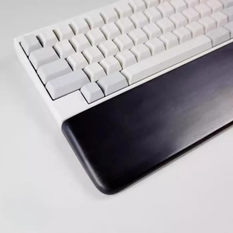 

Подставка для запястий клавиатуры из цельного дерева, фиолетовый материал сандалового дерева, механическая клавиатура, подставка для рук, подставка для запястий