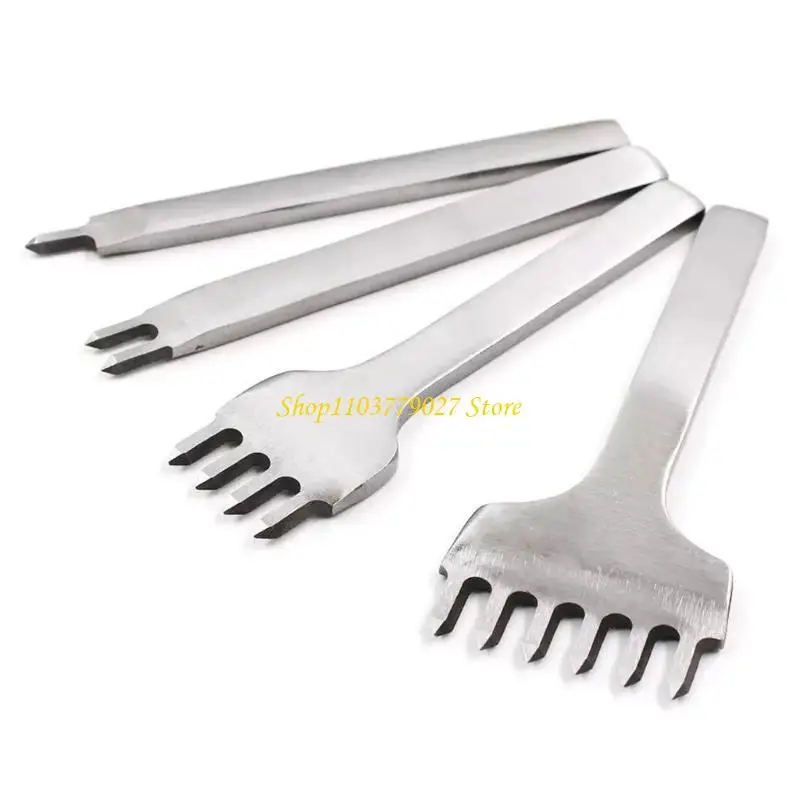 C4DF 69 Pcs/Set Professional Leather Craft Tools Set Leather Sewing Tools Supplies