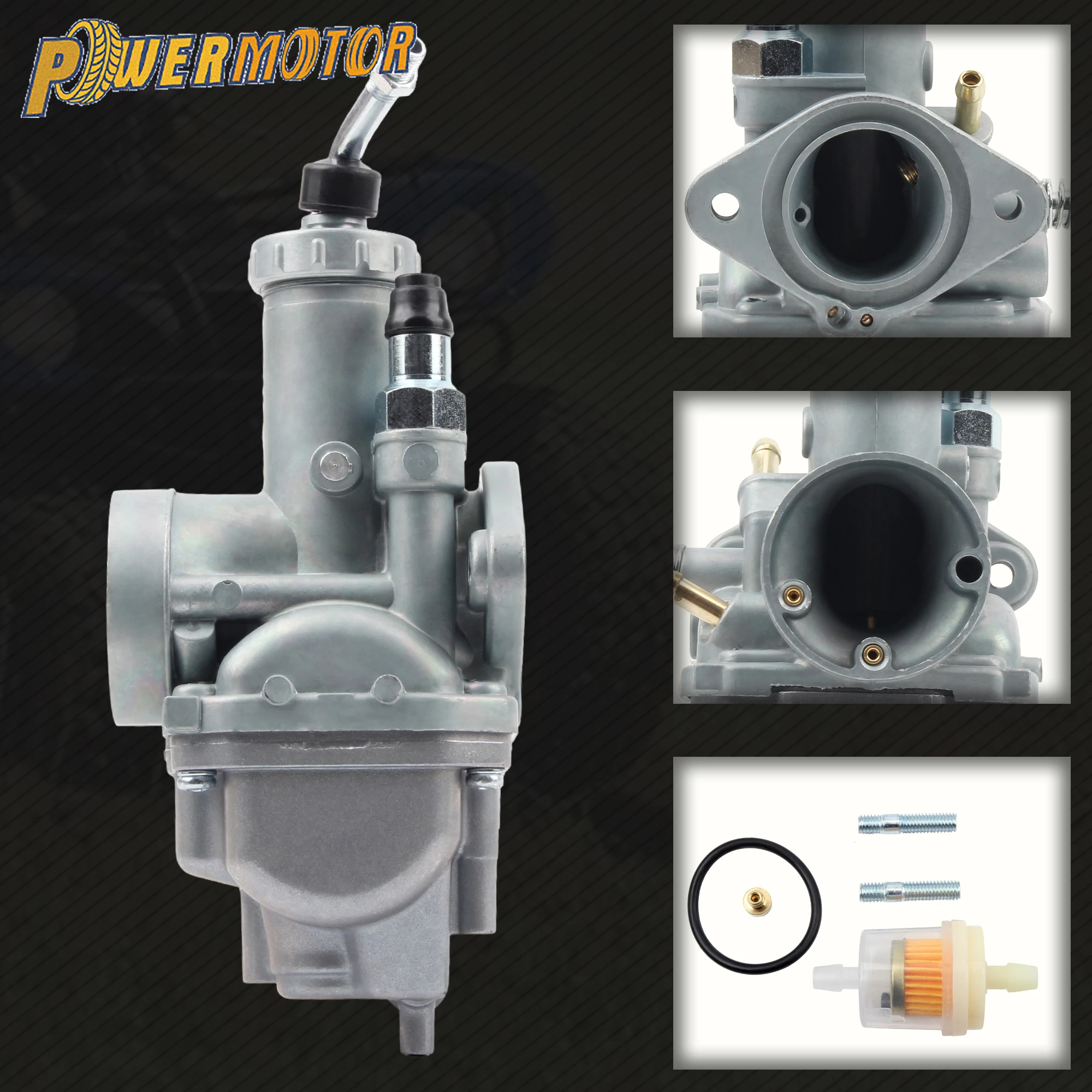 

ATV Motorcycle Carburetor Kit for Breeze 125 Yamaha YFM250 1989-1991 YFM200 1985-1989 YTM200 1983-1985 DirtBike Engine Carb Part