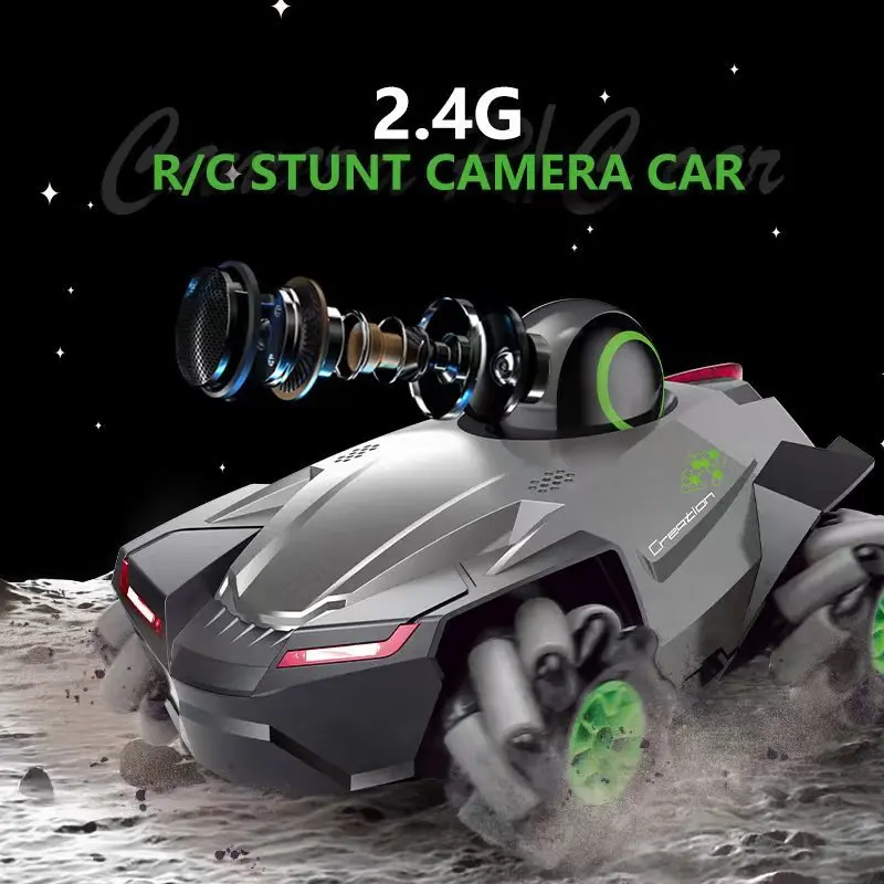 

New Remote-controlled Stunt Camera Car 720p High-definition Image Transmission Video Car Wifi Outdoor Remote-controlled Car Toy