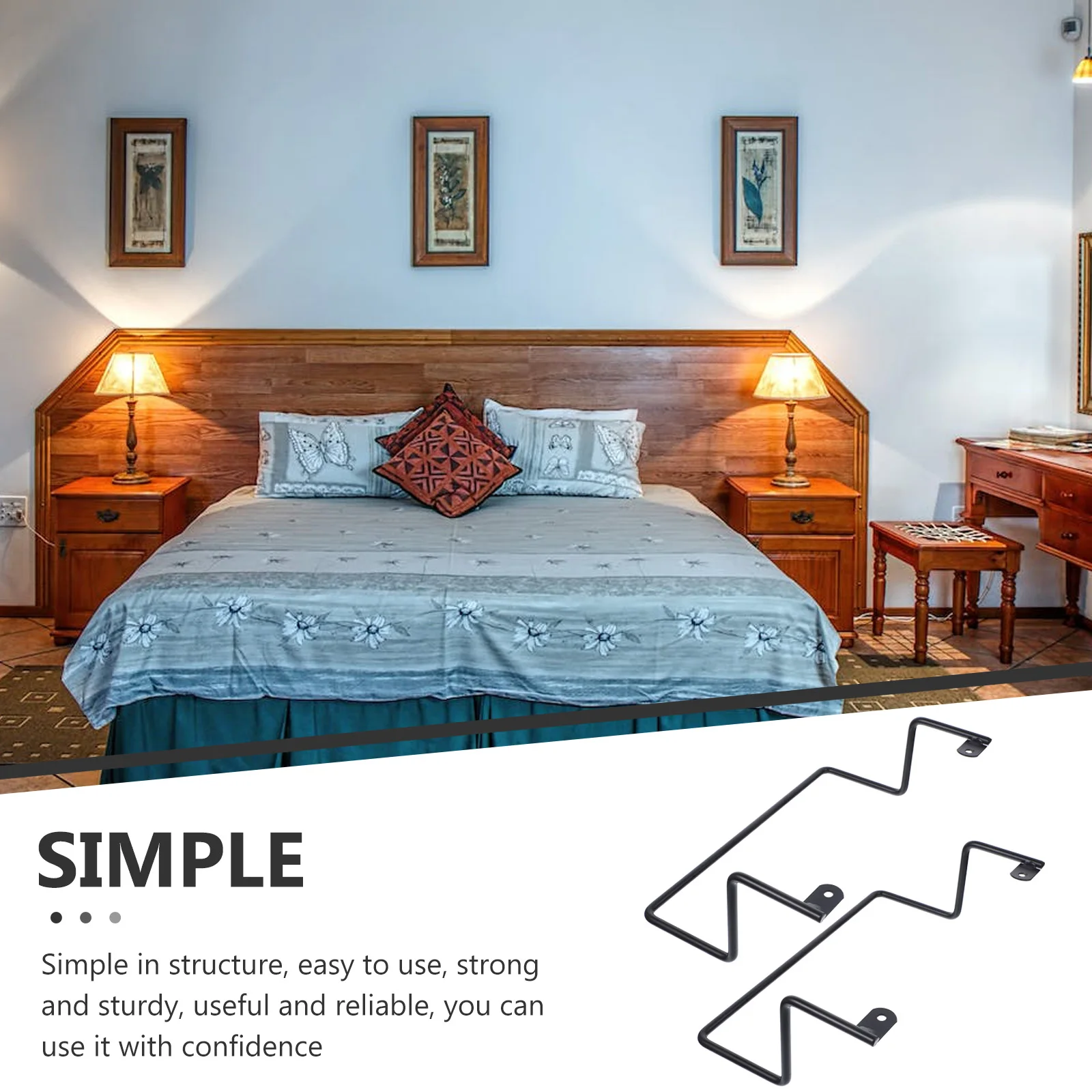 

2pcs Mattress Anti-Slip Baffle High Hardness Sturdy Holder For Bed Frame Slide Stopper Gripper Bedding Accessories