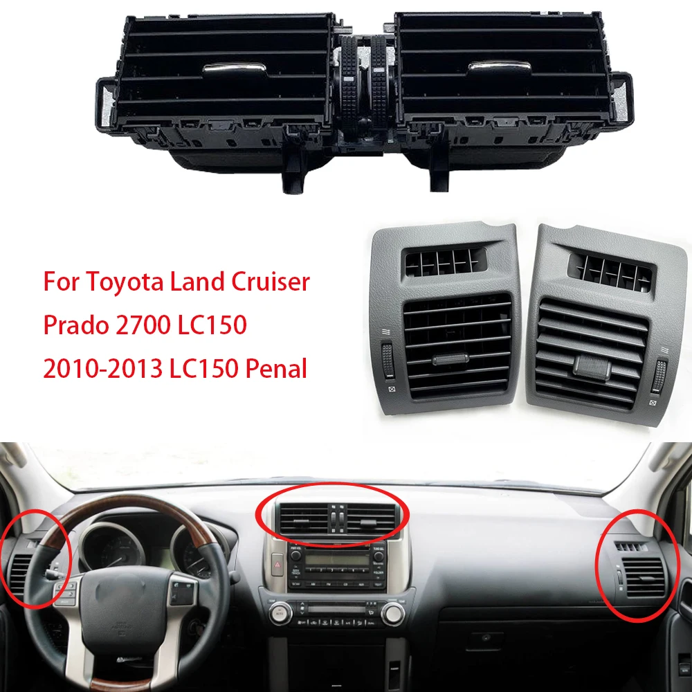 

Car A/C Air Conditioner Vents Air Conditioning Outlet For Toyota Land Cruiser Prado 2700 LC150 2010-2013 LC150 Penal