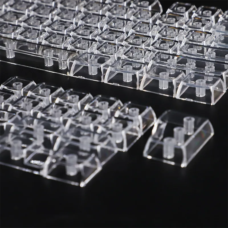 XDA high transparency small full set of PC material five-sided light transmission without engraving transparent keycaps Customiz