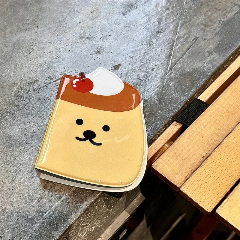 Creative Pudding Photo Album Kawaii Food Kpop Photocard Binder Cartoon Photo Collection Book 3 Inch Card Holder Wholesales 2024