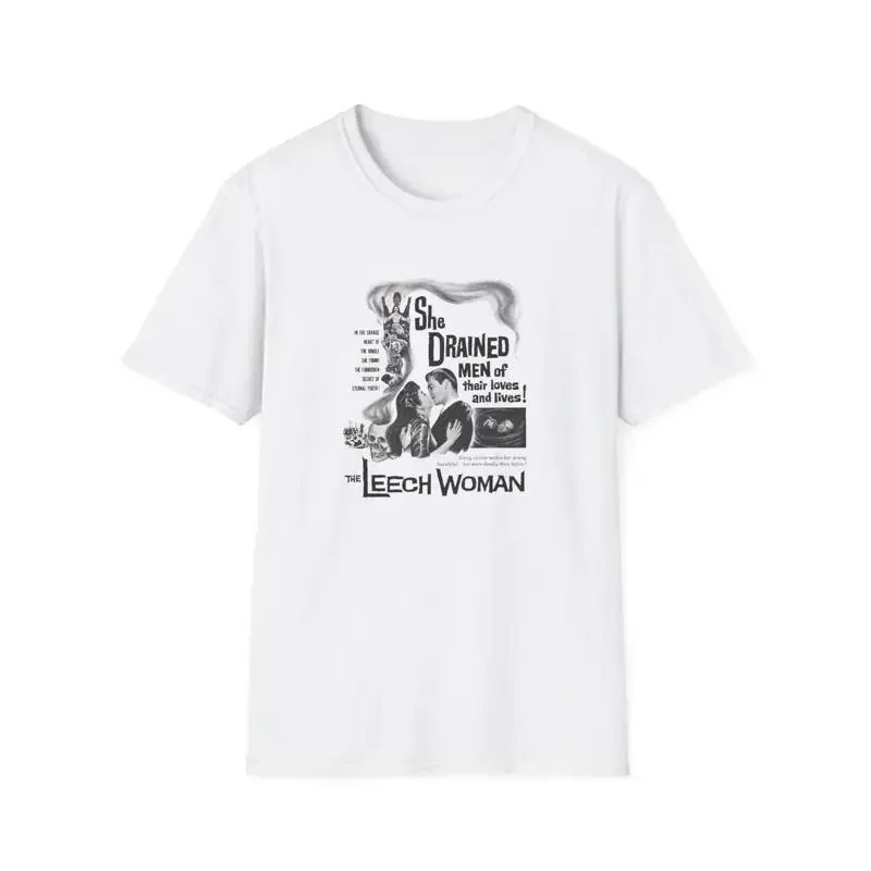 1960 low budget horror rejuvenation film the leech woman movie poster T Shirt