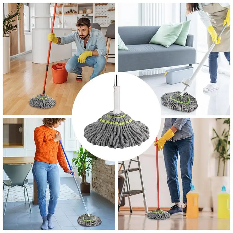 2023 New No Hand Washing Mop Household Mop Floor Cleaning Rotating Self Twisting Water Mop Lazy Person Mop Floor Cleaning Tools