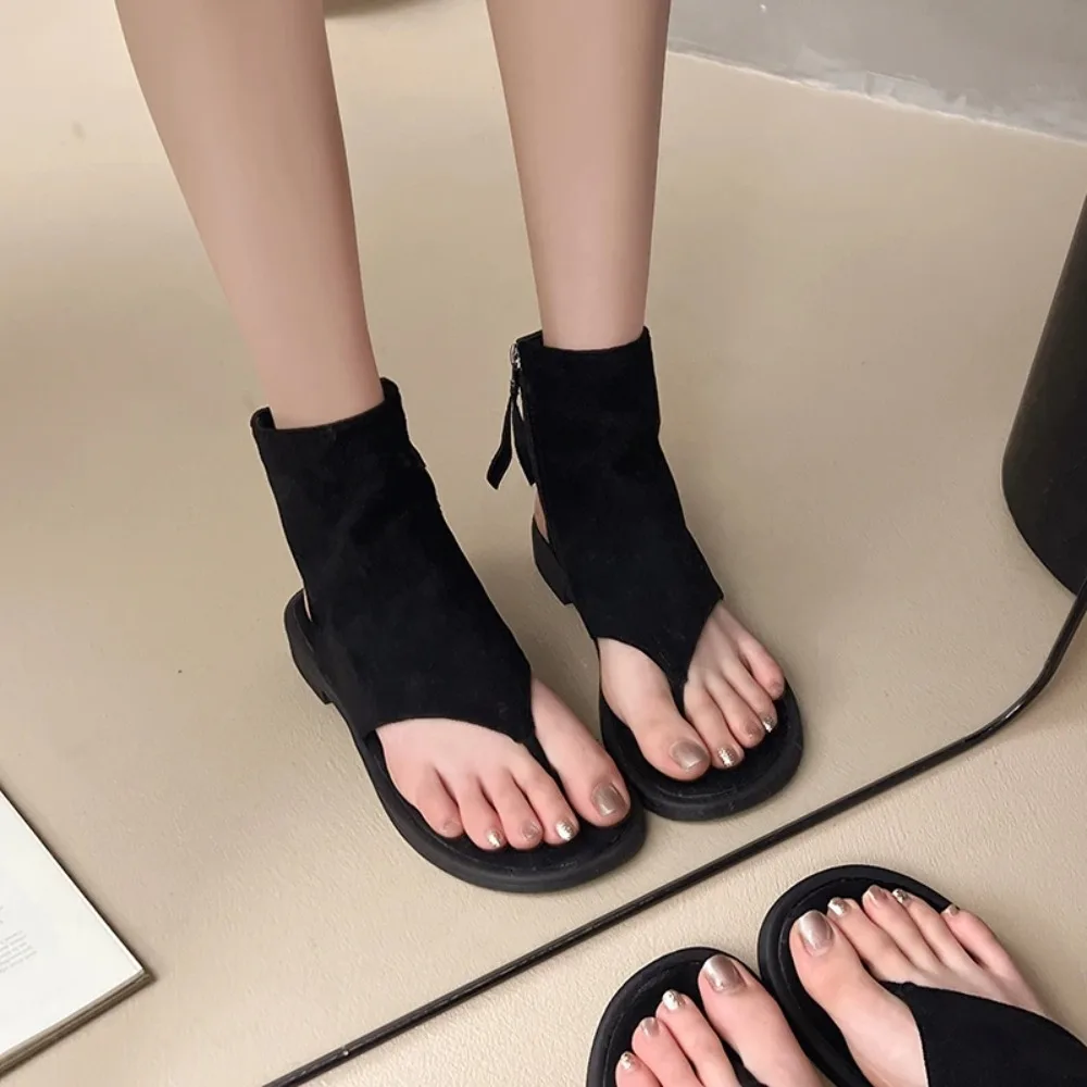 Flats Women's Sandals Fashion Designer Shoes Summer Cool Boots 2026 Casual New Flip Flops Trend Dress Slides Sandalias De Mujer