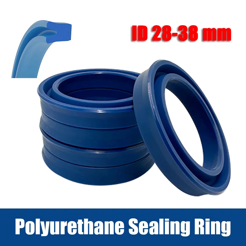 Polyurethane UN Seal Rings ID 28-38mm,Hydraulic Cylinder Seals(Y-Ring/Combination Washer/UN Oil Seals) for Heavy,Duty Machinery