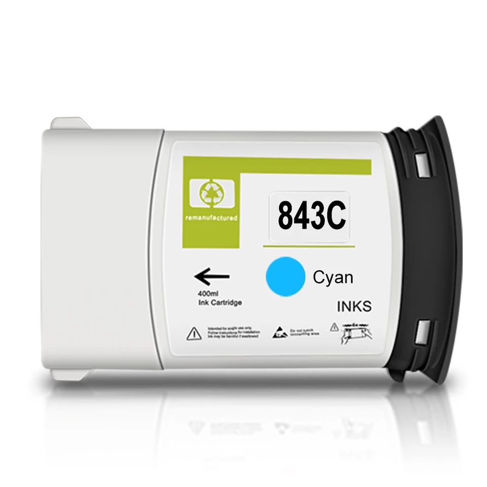 For HP 843C Ink Cartridge 400ML With Full Ink HP843 For HP