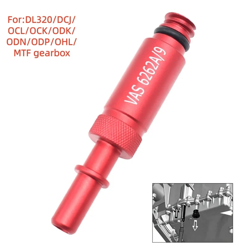 

VAS6262-9 7 Speed Wet Transmission Filler Fitting Transmission Filler Fitting Filling Adapter For VW Audi 0CK 0B5 MTF Car Stuff