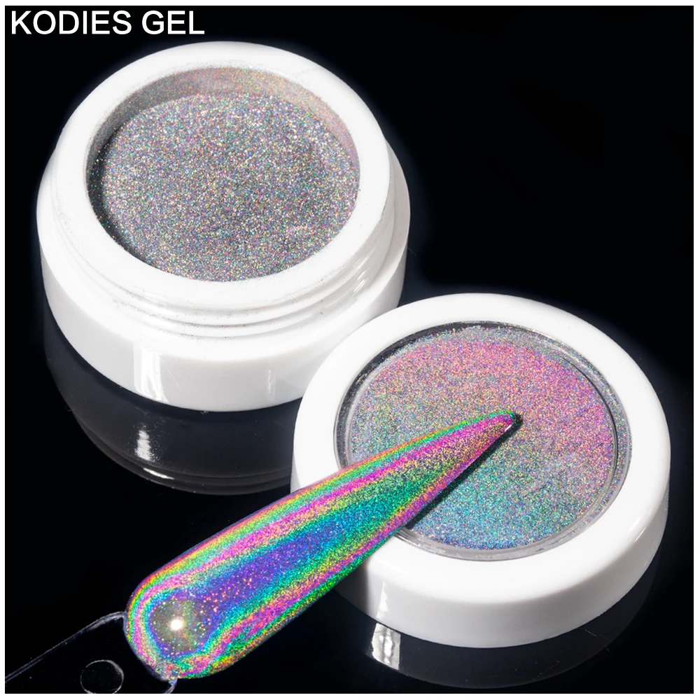 2024 NEW Holographic Nail Powder Colorshift Laser Chrome Nail Pigment Glitter Mirror Powder 0.2g Manicure Nail Art Decorations