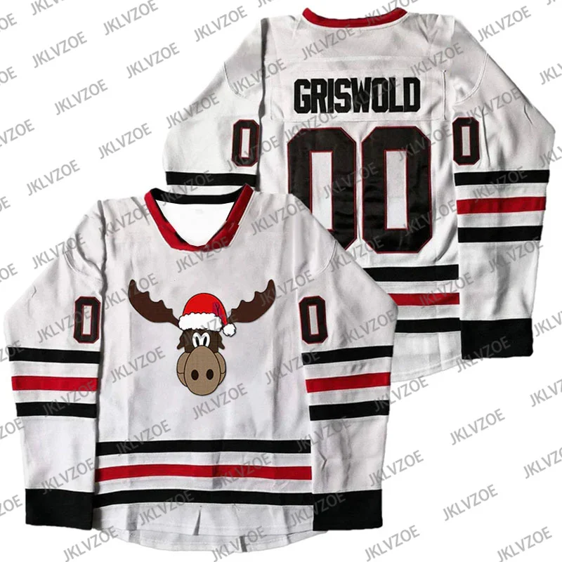 Chicago Shitters Cousin Eddie Christmas Vacation Style Hockey Jersey Long Sleeve Autumn Men Tee Shirts 2024 Sport Breathable Top