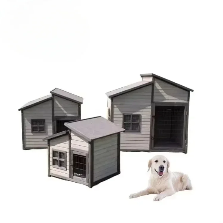 

Wholesale Sale High Quality Outside Huge Modern Weatherproof Wooden Luxury Large kennel For Indoor Outdoor Dog nest