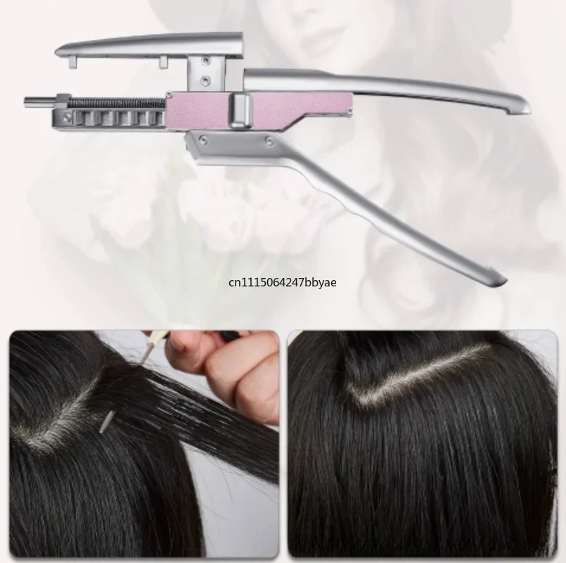 6D Hair Extension Machine With Plier Kit Quick Seamless Hair Connector Tool First Second Third Generation Hair Salon Equipment