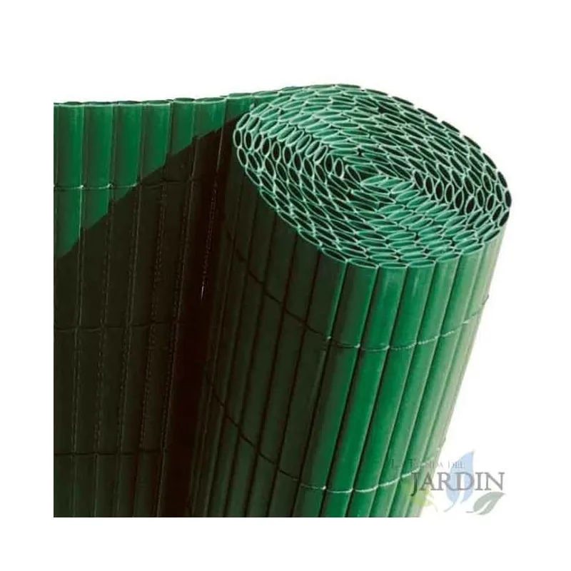 Dark green PVC concealment Reed 1x3 meters, double sided