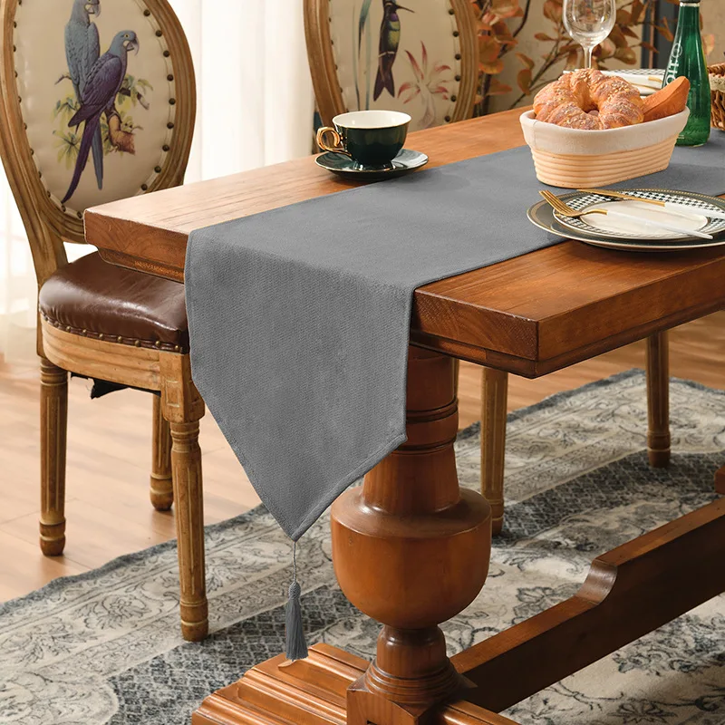 

waterproof solid table runner the us style long strip table cloth dinning/tv/shoe table cover Chinese style table runner