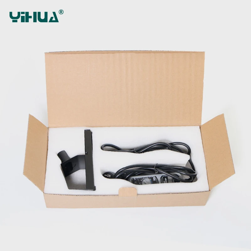YIHUA 938D Tweezers Mini Soldering iron Station Portable Hot Tweezer for BGA SMD repairing Tweezer iron 110 220V EU US Plug iron