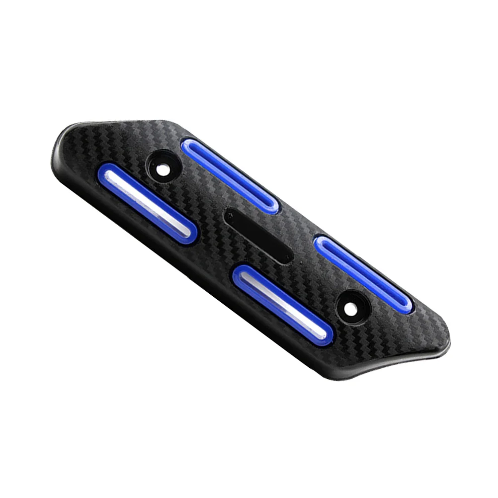 

Heat Resistant Exhaust Insulation Cover Blue Hollowed Shield for 25-51mm Dirt Bike Muffler Pipe Motorcycle Wrap