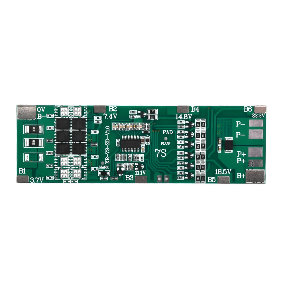 BMS 7S 24V 10A 15A 20A 30A 18650 scheda di protezione della batteria al litio con batteria Balancer li-ion Pack BMS per strumento Power Bank