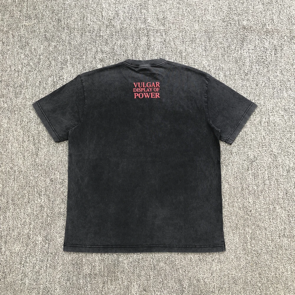 Yao Fashion Graphics Print Summer Daliy Wear Baggy Loose Casual Men Tops Tee Vintage Band Rock T