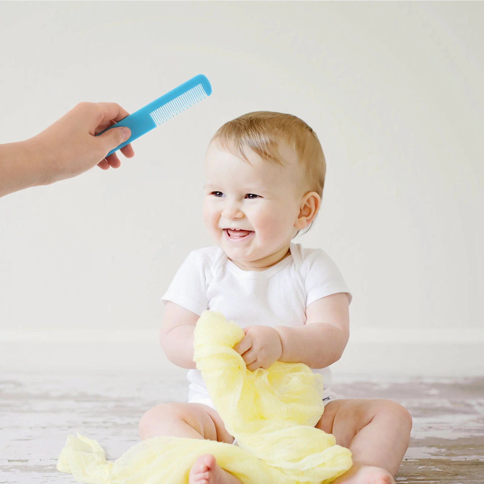 2 قطعة مشط شعر الطفل الأسنان المستديرة الطفل الاستمالة مشط لفروة الرأس الحساسة Detangler الرضع طفل فرشاة شعر العناية لطيف فروة الرأس #4