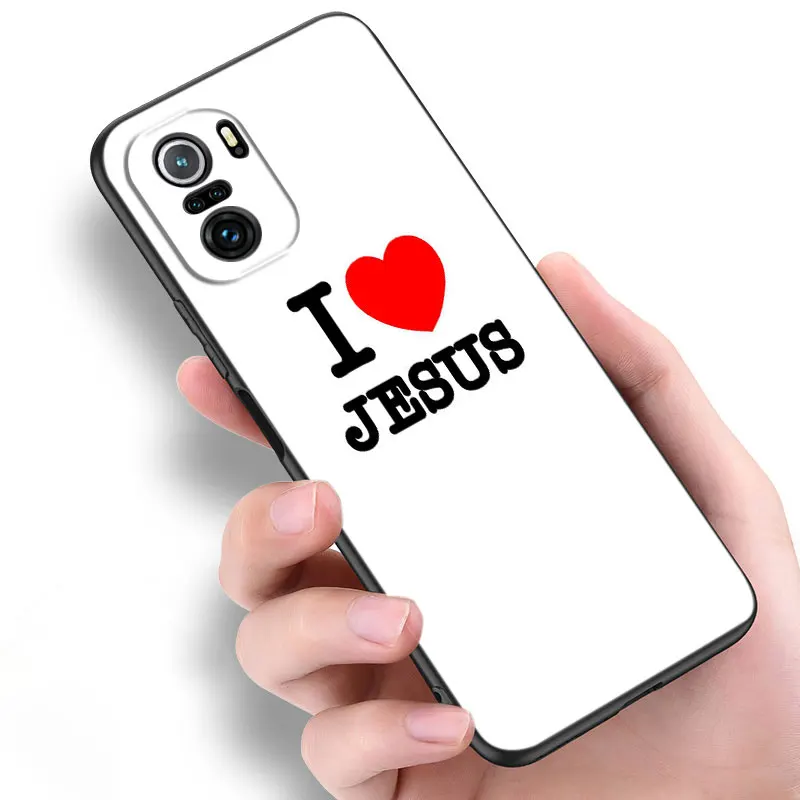 Bible Jesus Christ Christian Phone Case For Xiaomi Mi POCO X3 NFC F3 GT M3 10T 11T 11X Pro 11i A2 11 Lite NE 5G CiVi Black Cover