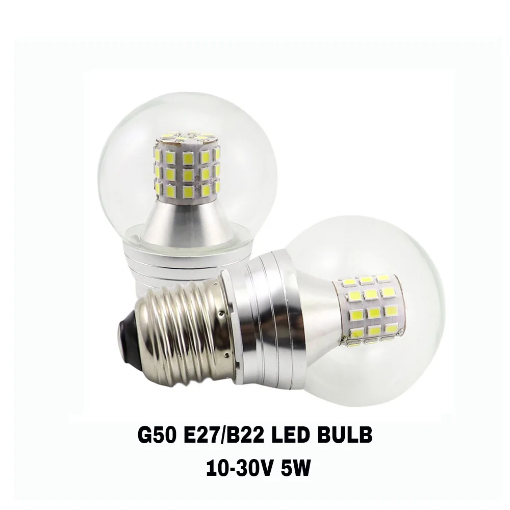 

Midcars G50 5w Led Lamp Light 220v For Home Bulbs 12v Lamps Lights E27 Spotlights 24v Pack of 2