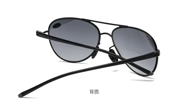 Bifokale Lesebrille Männer Mode Doppel Brücke Sonnenbrille Männlich Aussehen Weit und Nah Anti Glare Hyperopie Brillen +1,0 Bis +4,0 – Detail 15