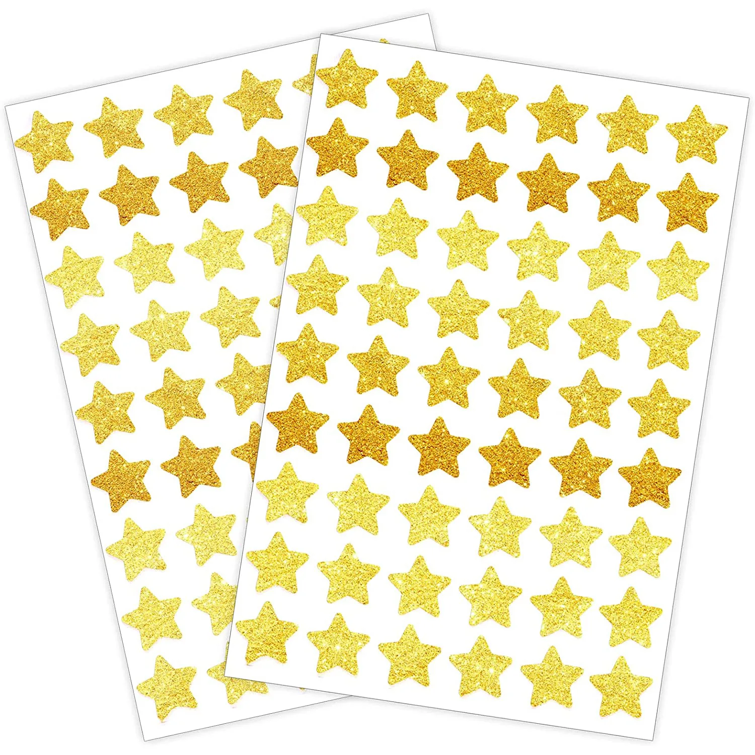 

5 Sheets Reward Star Stickers Kids Behavior Chart Small Foil Student Motivation Learning Efficiency Classroom Management Tool