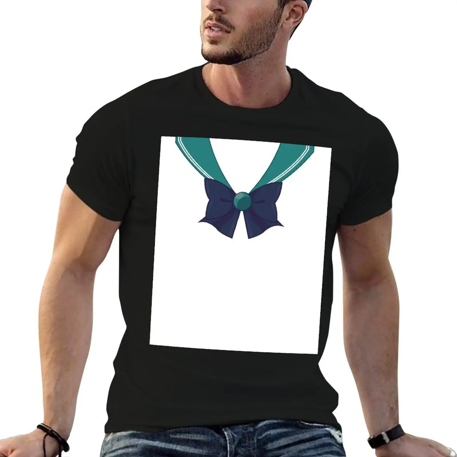 

Sailor Neptune T-Shirt Short sleeve tee boys animal print aesthetic clothes vintage clothes mens designer t shirt