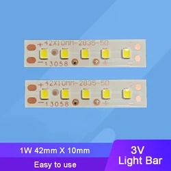 10pcs 42mm 3V 1W LED Light Bar for Home Decor Outdoor Light