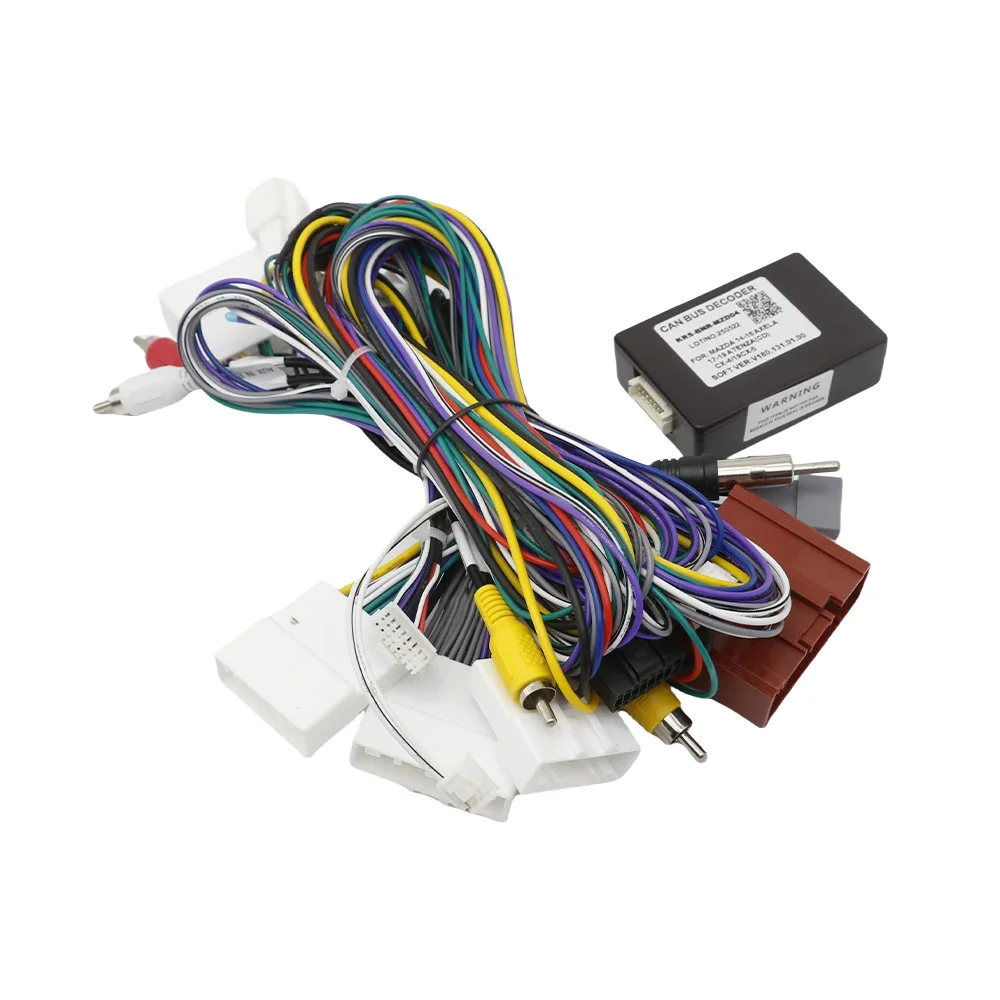16Pin Car Radio Cable Canbus Harness for Mazda CX-3 Axela Premacy | Wiring Adapter Interface