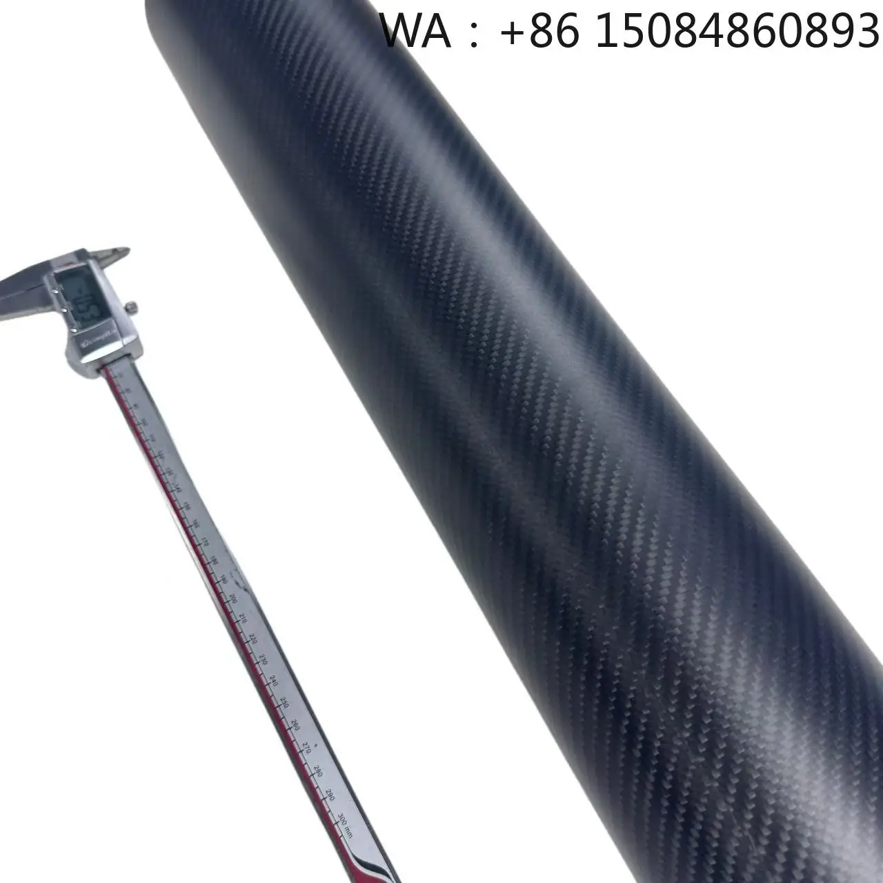

Custom 100mm 3K carbon fiber pipe, high strength aviation grade tube for aerospace and industrial equipment