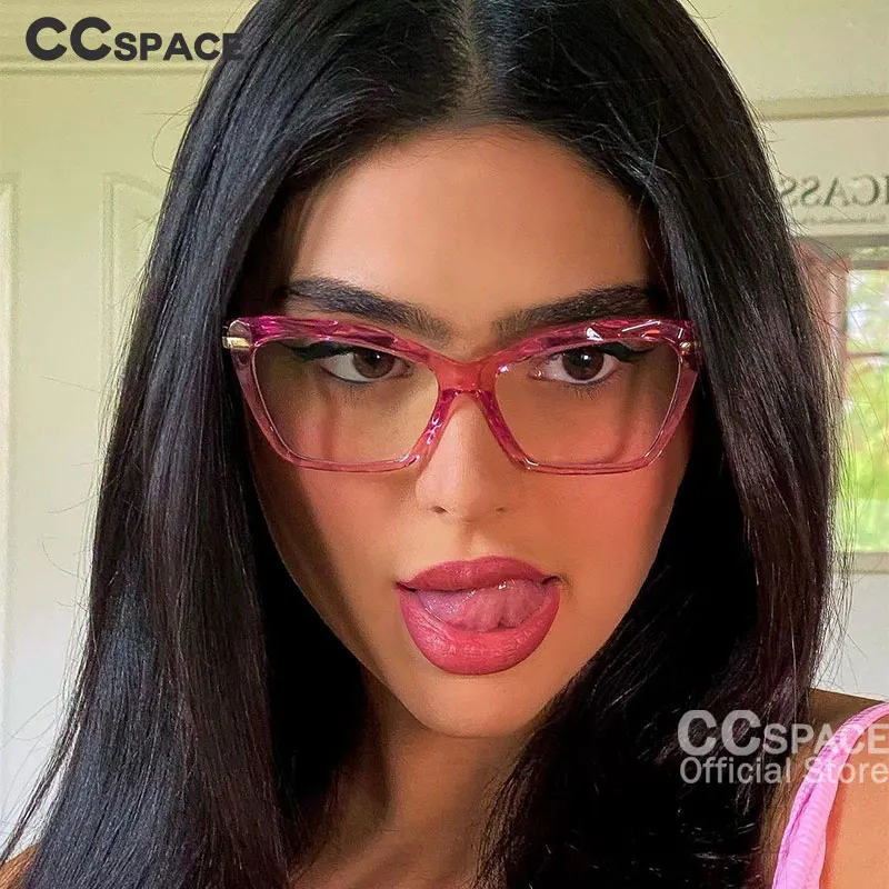 45591 Fashion Square Glasses Frames Women Trending Styles Brand Optical Computer Glasses Oculos De Grau Feminino Armacao