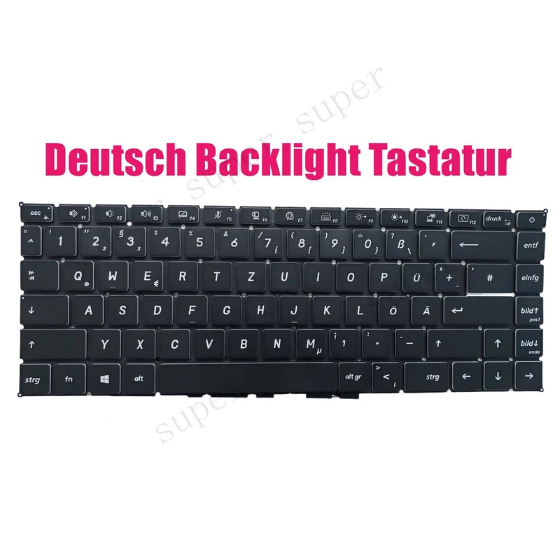 

SSS+ German Backlight Keyboard for MSI Modern 15 A10M/A10RAS/A10RB(MS-1551)
