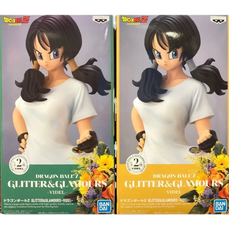 25cm Original Dragon Ball Z  Videl Figure Banpresto Glitter Glamours Pvc Model Ornament Style Kawaii Figurine Collection Toys image 3