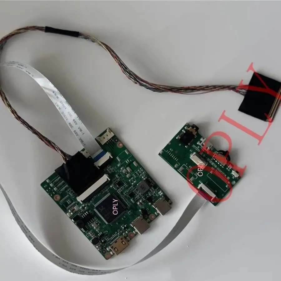 

Комплект платы управления LVDS 2 TYPE-C, совместимый с MINI HDMI, для B156HW01 B156HW02 LP156WF4 15,6-дюймового монитора с экраном 1920X1080, ЖК-дисплея, светодиодного дисплея, DIY