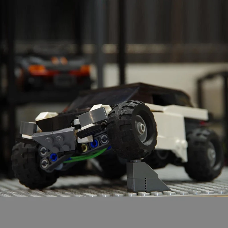 سرعة سباق السيارات نموذج MOC قوالب بناء 3008 DKR على الطرق الوعرة سباق السيارات وحدات التكنولوجيا الهدايا عطلة تجميع ألعاب أطفال #2