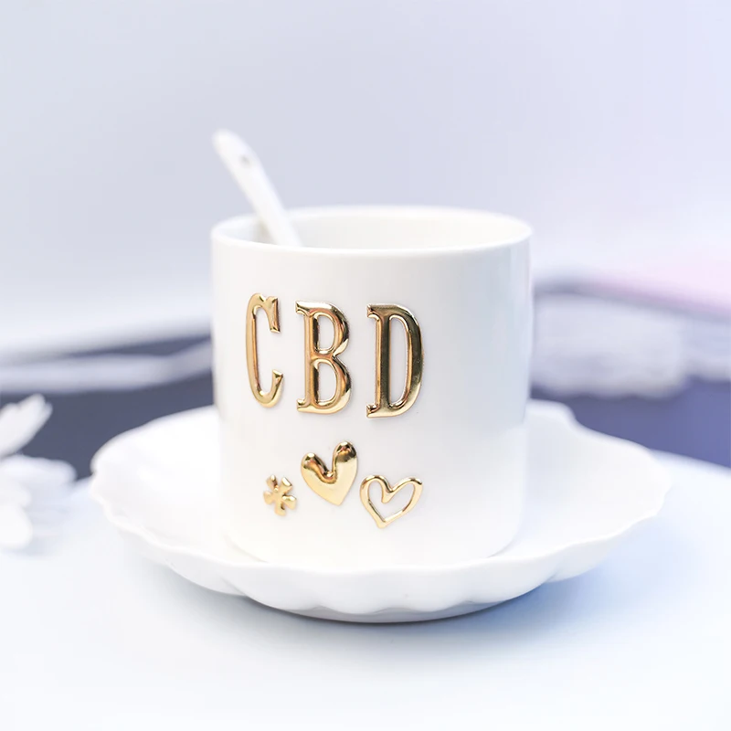 3 أوراق ثلاثية الأبعاد الذهب منتفخ رسالة عدد ملصقات Crafts بها بنفسك الحرف القرطاسية بريق سجل القصاصات ذاتية اللصق الديكور الشارات الاطفال اللعب #5