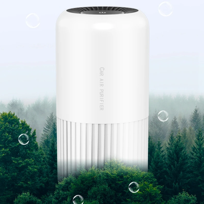 Air Purifiers For Home Car Allergies Pets Hair Smoke Dust Airborne Contaminants Silent ,For Bedroom Office Car