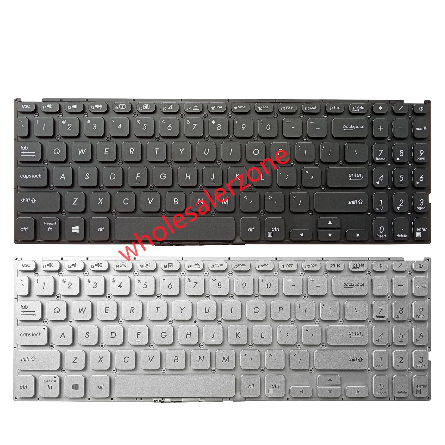 لوحة المفاتيح الأمريكية لأجهزة الكمبيوتر المحمول Asus Vivobook F512 F512D F512DA F512F F512FA F512U F512UA F512UB V5000 V5000D V5000F V5000FL F512DA-EB51