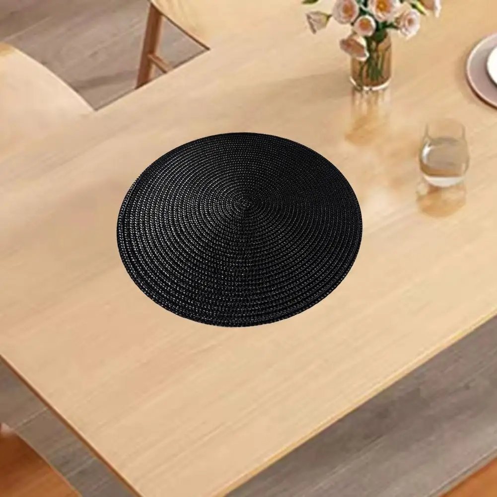 High Temperature Placemat Heat Resistant Woven Table Placemat Set for Dining Room Anti-scalding Bowl Pads Drink for Home