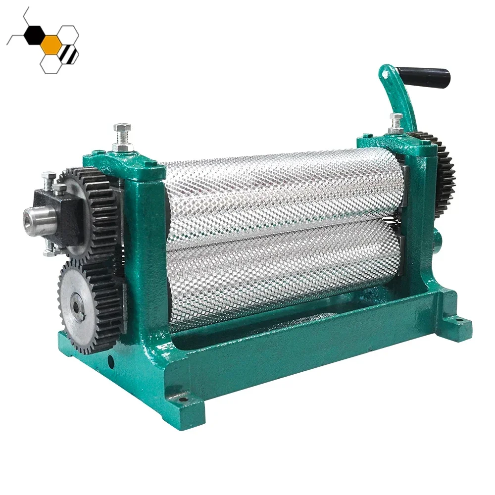 Bee Wax Stamping Making Beeswax Foundation Roller Machine