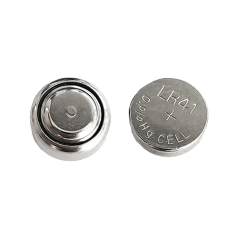 Pack of LR41/AG3 Button Batteries Button Coin Cell Environmentally Friendly and LeakProof for Small Electronics QXNF