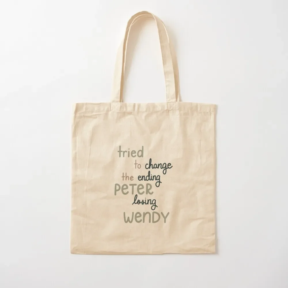 Peter Losing Wendy Tote Bag tote bag university custom fabric bag Fabric Shopper handbag