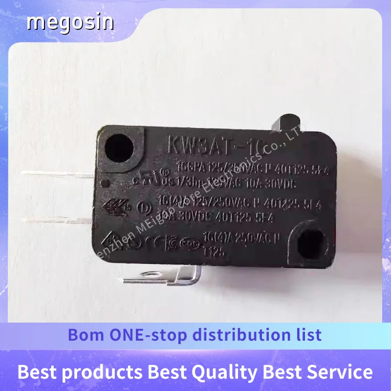 1PCS/LOT 5E4 Super durable rice cooker microwave microswitch bakelite switch contact light touch switch KW3AT-16